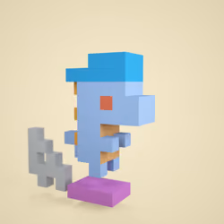 3D tiny dino #0022