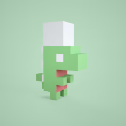 3D tiny dino #0234