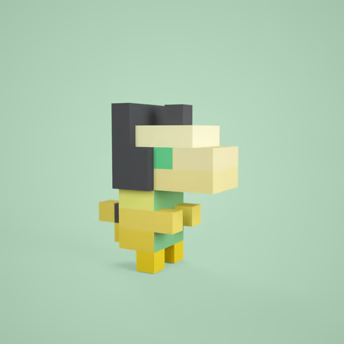 3D tiny dino #0690