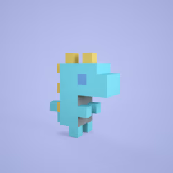 3D tiny dino #0222