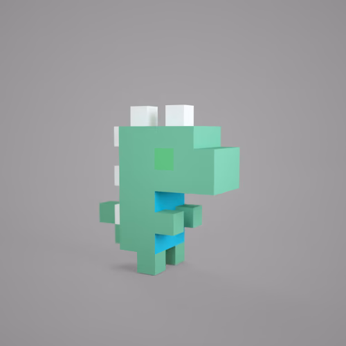 3D tiny dino #0635