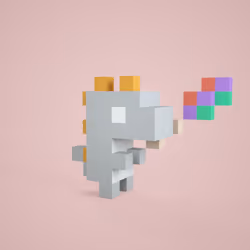 3D tiny dino #0081