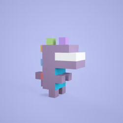3D tiny dino #0357
