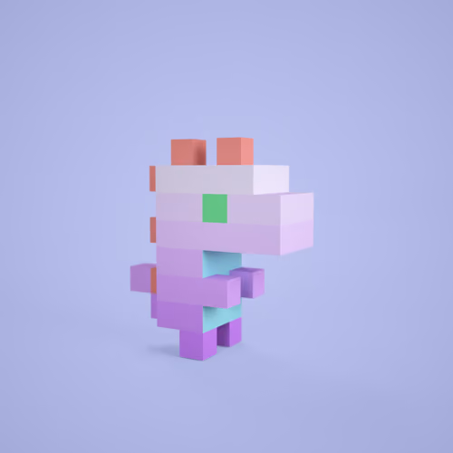 3D tiny dino #0979
