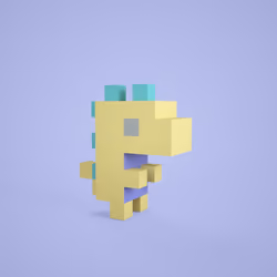 3D tiny dino #0584