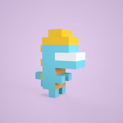 3D tiny dino #0129