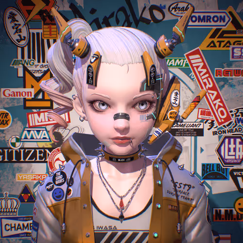 MIRAKO. SEASON1 STICKER REG VER. #137