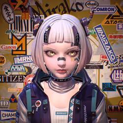 MIRAKO. SEASON1 STICKER REG VER. #062