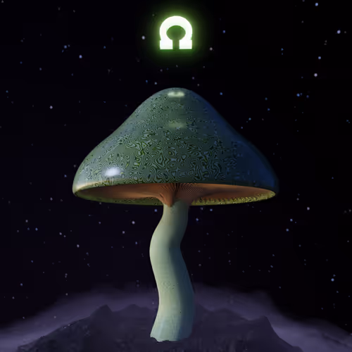Verde Flowcap Mushrohm