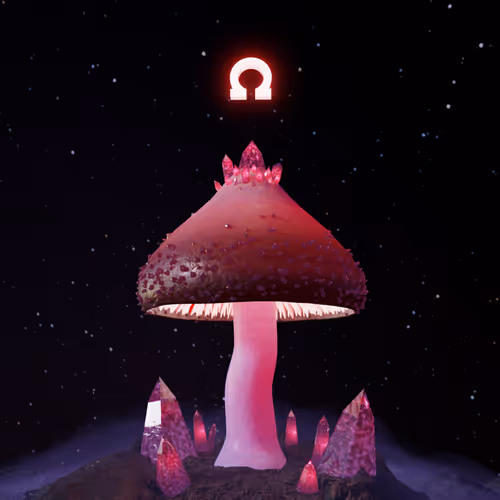 Blood Crystal Mushrohm