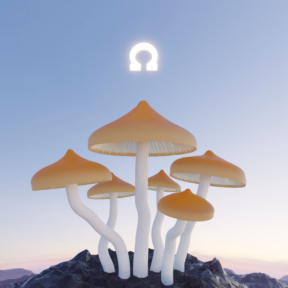Azurescens Mushrohm