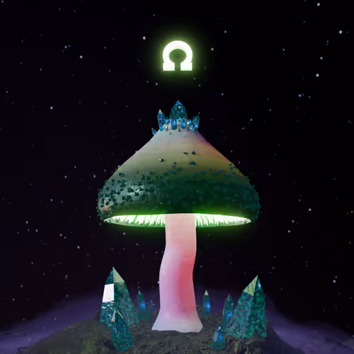 Verde Crystal Mushrohm