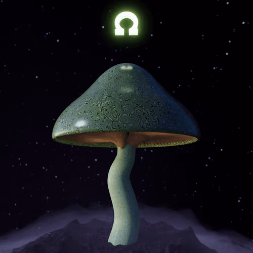 Verde Flowcap Mushrohm