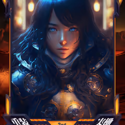 Armored Blue Girl 1-1 #067