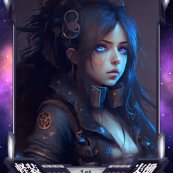 Armored Blue Girl 1-1 #011