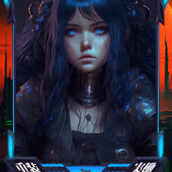 Armored Blue Girl 1-1 #026