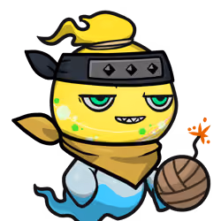 Mitama-Water balloon yo-yo(yellow) #12861
