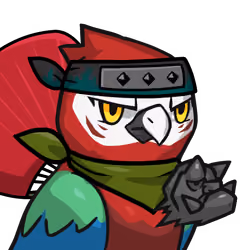 Narukami-Scarlet macaw #12590