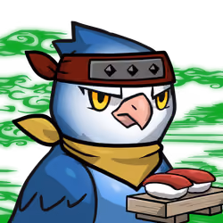 Narukami-Rosy-faced lovebird(blue) #18449