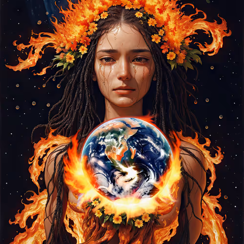 Gaia Weeps by Scott Bateman