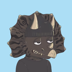 Bored Triceratops Cave Club #330