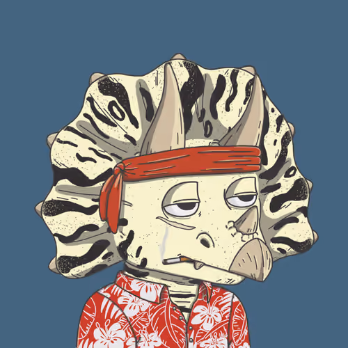 Bored Triceratops Cave Club #193