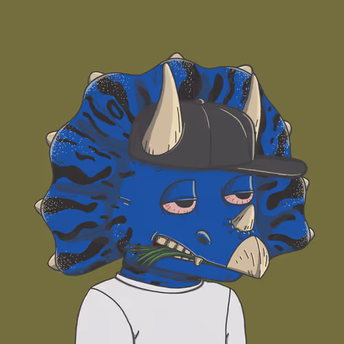 Bored Triceratops Cave Club #117
