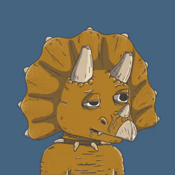 Bored Triceratops Cave Club #313