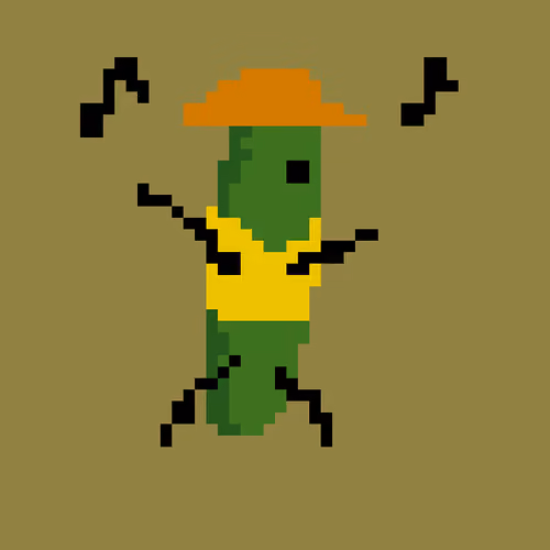 Dancing Sombrer Pickle