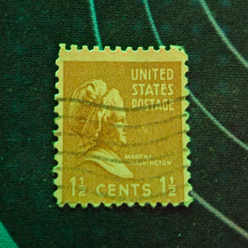 1 and a half cent Martha Washington 