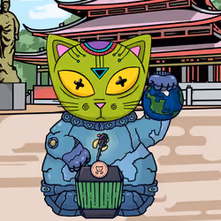 Lucky Maneki #5263 - "All Your Earth Are Belong To Us"
