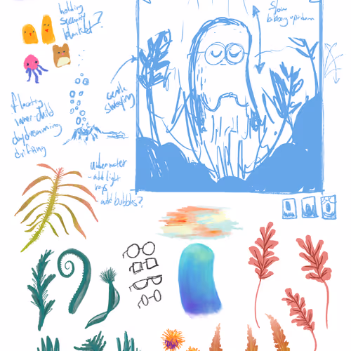 "Drifting" Sketch by Adamtastic