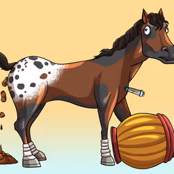 Glue Factory Horse #8055
