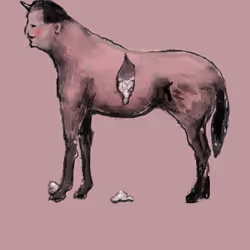 taxidermic uniman.