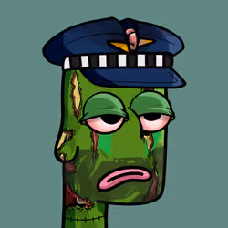 ZombPepe BoringPunks #2154