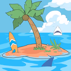 Crooked Palm Tree #1318