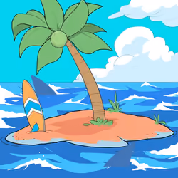Crooked Palm Tree #1889