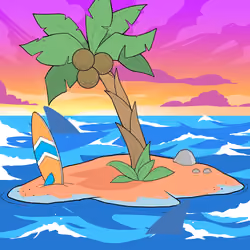 Crooked Palm Tree #173