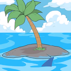 Crooked Palm Tree #2844