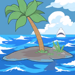 Crooked Palm Tree #2050