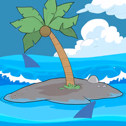 Crooked Palm Tree #2165