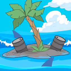 Crooked Palm Tree #1664
