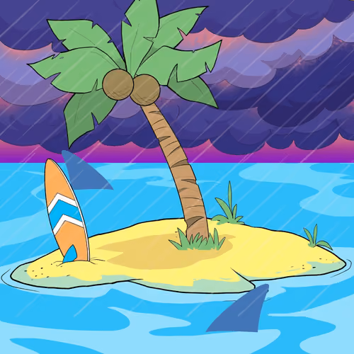 Crooked Palm Tree #612