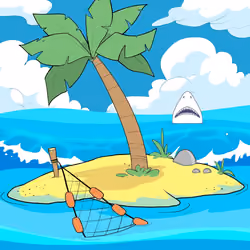 Crooked Palm Tree #601