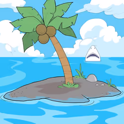 Crooked Palm Tree #963