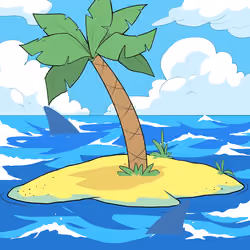 Crooked Palm Tree #2455