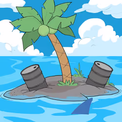 Crooked Palm Tree #1203