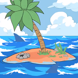 Crooked Palm Tree #1967
