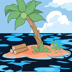 Crooked Palm Tree #2881
