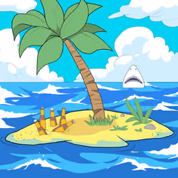 Crooked Palm Tree #3001